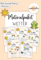 Vorschau - Arbeitsblätter - Materialpaket Wetter - Deckblatt