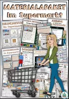 Vorschau - Arbeitsblätter - Materialpaket "Im Supermarkt" DaZ / DaF / Deutsch (wachsend) - Deckblatt