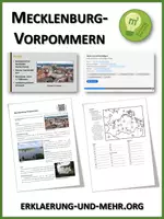 Vorschau - Arbeitsblätter - Mecklenburg-Vorpommern (Materialpaket) - Deckblatt