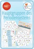 Vorschau - Arbeitsblätter - SPAR-PAKET Hauptgruppen des Periodensystems - 10x Spiele und Aktivitäten - Deckblatt
