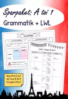 Vorschau - Arbeitsblätter - Sparpaket: A toi 1 (Ausgabe 2022) - Grammatikpaket und Lernwegelisten - Deckblatt