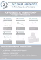 Vorschau - Arbeitsblätter - Komplettpaket: Metalltechnik (Wachsendes Materialpaket) - Deckblatt