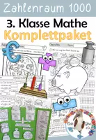 Vorschau - Stundenentwürfe - Wachsendes Komplettpaket Mathe - 3. Klasse Zahlenraum 1000 - Deckblatt