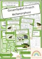 Vorschau - Unterrichtsreihen - Der Frosch - Metamorphose - Gesamtpaket - Deckblatt