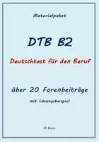 Vorschau - Arbeitsblätter - Materialpaket: DTB B2 Forumsbeitrag schreiben - Deckblatt