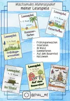 Vorschau - Spiele - Wachsendes Materialpaket meiner Lesespiele - Deckblatt