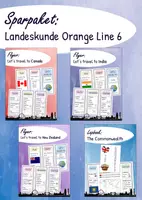 Vorschau - Arbeitsblätter - Sparpaket - Landeskunde passend zu Orange Line 6 - Deckblatt