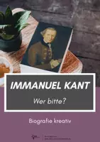 Vorschau - Arbeitsblätter - Immanuel Kant - Biografie kreativ - Deckblatt