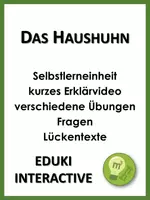 Vorschau - Arbeitsblätter - Das Haushuhn (Materialpaket) - Deckblatt