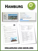 Vorschau - Arbeitsblätter - Das Bundesland Hamburg (Materialpaket) - Deckblatt