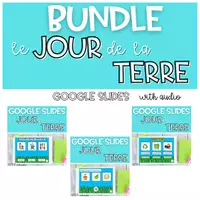 Aperçu - Jeux - Kit pédagogique GOOGLE SLIDES Jour de la Terre - avec audio - Page de couverture