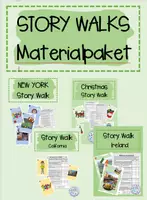 Vorschau - Stundenentwürfe - Story Walk / Lesespaziergang - Materialpaket - Deckblatt
