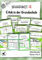 Vorschau - Unterrichtsreihen - Ethik in der Grundschule - SPARPAKET 4 - Deckblatt