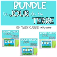 Aperçu - Apprentissages en autonomie - Kit BOOM CARDS Activités Jour de la Terre - Page de couverture
