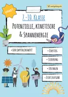 Vorschau - Arbeitsblätter - Energie & mechanische Energieformen & Energieerhaltungssatz - PAKET - Deckblatt
