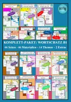 Vorschau - Arbeitsblätter - Sparpaket Wortschatz B1 DaF DaZ - alle zentralen Themen - Word & PDF - Deckblatt