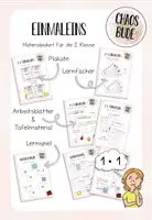 Vorschau - Unterrichtsreihen - Einmaleins - wachsendes Materialpaket (2./3. Klasse) - Deckblatt