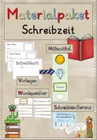Vorschau - Stundenentwürfe - Materialpaket Schreibzeit: Autorenrunde + Schreibkonferenz - Deckblatt
