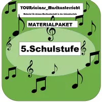 Vorschau - Arbeitsblätter - Einsteiger Materialpaket Musik 5.Schulstufe - Deckblatt