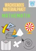 Vorschau - Stundenentwürfe - Wachsendes Materialpaket Mathematik #Silvesterknaller23 - Deckblatt