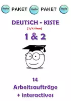 Vorschau - Stundenentwürfe - PAKET: Deutsch-Kiste 1 & 2 (14 Arbeitsaufträge) - Deckblatt