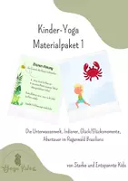 Vorschau - Stundenentwürfe - Materialpaket Kinder-Yoga 1 - Deckblatt