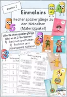 Vorschau - Arbeitsblätter - Rechenspaziergänge kleines Einmaleins (Materialpaket) - Deckblatt
