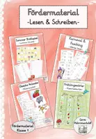 Vorschau - Arbeitsblätter - BUNDLE - Fördermaterial - Lesen & Schreiben - Klasse 1 - Deckblatt