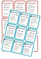 Vorschau - Stationenlernen - Mathebox - wachsendes Materialpaket (pro Thema: 18 Aufgabenkarten) - Deckblatt