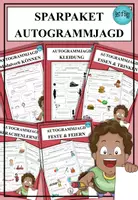Vorschau - Arbeitsblätter - Autogrammjagd - wachsendes Materialpaket - Deckblatt