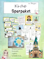 Vorschau - Arbeitsblätter - Kirche im Religionsunterricht - Sparpaket - Deckblatt