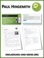 Vorschau - Arbeitsblätter - Paul HIndemith (Materialpaket) - Deckblatt