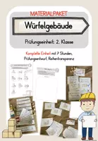 Vorschau - Stundenentwürfe - Materialpaket - Würfelgebäude Kl.2 (Prüfungseinheit) #fetzige55Nr2 - Deckblatt
