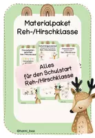 Vorschau - Bildkarten - Materialpaket Rehklasse/Hirschklasse - Deckblatt