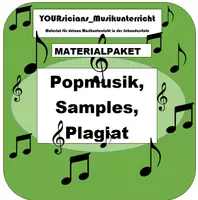 Vorschau - Stundenentwürfe - Materialpaket Popmusik, Plagiate und Samples - Deckblatt