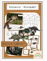 Vorschau - Unterrichtsreihen - Dinosaurier - Riesenpaket - Deckblatt