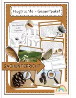 Vorschau - Unterrichtsreihen - Flugfrüchte - Gesamtpaket - Deckblatt