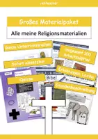 Vorschau - Stundenentwürfe - Materialpaket: Alle meine Religionsmaterialien - Deckblatt
