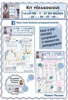 Aperçu - Préparation de séquence / Séquence complète - Kit pédagogique la lettre y et ses malices ay oy uy - Page de couverture