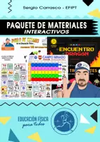 Vista previa - Juegos / Gamificación - Paquete de Material - Interactivos Para Educación Física - Portada
