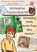 Vorschau - Arbeitsblätter - Mittelalter - Gesamtpaket - Deckblatt