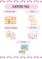 Vista previa - Hojas de trabajo - SUMMER PACK - LEARNING STATIONS - Portada