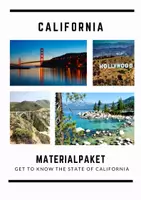 Vorschau - Arbeitsblätter - California – Materialpaket - Deckblatt
