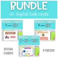 Aperçu - Jeux - Kit BOOM CARDS Son Graphème EU Lecture CP - Page de couverture