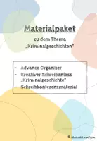 Vorschau - Arbeitsblätter - Materialpaket zum Thema "Kriminalgeschichten" - Deckblatt