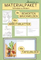 Vorschau - Arbeitsblätter - Materialpaket Schreibanlass - Deckblatt