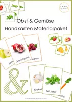 Vorschau - Spiele - Obst & Gemüse - Handkarten Materialpaket - Deckblatt