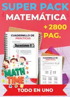 Vista previa - Unidades / Secuencias / Situaciones de Aprendizaje - SUPER PACK DE MATEMÁTICA TODOS LOS GRADOS TODO EN UNO - Portada