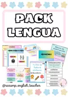Vista previa - Hojas de trabajo - PACK: LENGUA - Portada