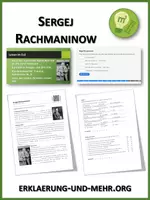 Vorschau - Arbeitsblätter - Sergej Rachmaninow (Materialpaket) - Deckblatt